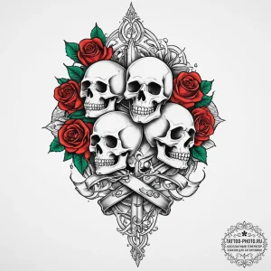 Tattoo sketch hands with a scroll, tattoo dra... - эскиз тату (№1756920909_0, 03.09.2025 17:35) — tattoo-photo.ru