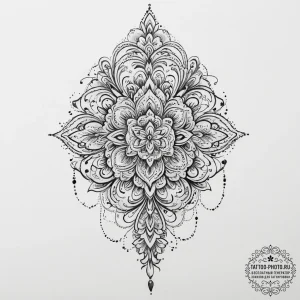 Tattoo sketch spiritual person, ink illustrat... - эскиз тату (№1756930444_0, 03.09.2025 20:14) — tattoo-photo.ru