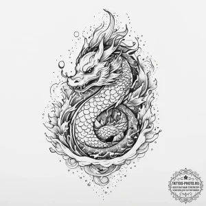Tattoo sketch fire, tattoo flash sheet design... - эскиз тату (№1756934046_0, 03.09.2025 21:14) — tattoo-photo.ru