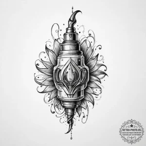 Tattoo sketch bomb fuse, tattoo sketch design... - эскиз тату (№1756934645_0, 03.09.2025 21:24) — tattoo-photo.ru