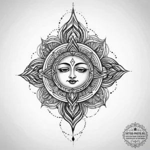 Tattoo sketch sacred identity, tattoo sketch... - эскиз тату (№1756936807_0, 03.09.2025 22:00) — tattoo-photo.ru
