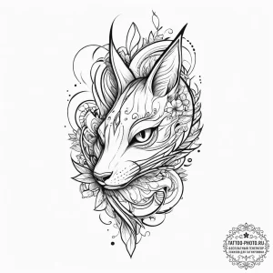 Tattoo sketch bristletail, tattoo drawing out... - эскиз тату (№1756938977_0, 03.09.2025 22:36) — tattoo-photo.ru