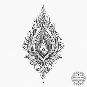Tattoo sketch flame, tattoo sketch design, on... - эскиз тату (№1756940551_0, 03.09.2025 23:02) — tattoo-photo.ru