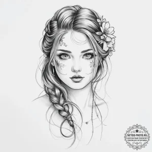 Tattoo sketch ragdoll - эскиз тату (№1757001681_0, 04.09.2025 16:01) — tattoo-photo.ru