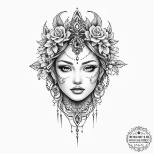 Tattoo sketch riddle - эскиз тату (№1757004237_0, 04.09.2025 16:43) — tattoo-photo.ru