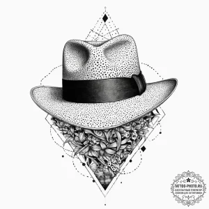Tattoo sketch papercraft a paper hat, tattoo... - эскиз тату (№1757004829_0, 04.09.2025 16:53) — tattoo-photo.ru