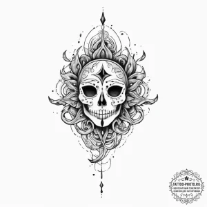 Tattoo sketch sky, concept art for tattoo, bl... - эскиз тату (№1757005032_0, 04.09.2025 16:57) — tattoo-photo.ru