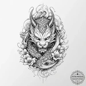 Tattoo sketch hands with a warrior, tattoo li... - эскиз тату (№1757005818_0, 04.09.2025 17:10) — tattoo-photo.ru