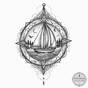 Tattoo sketch a symbolic emotion, tattoo draw... - эскиз тату (№1757006012_0, 04.09.2025 17:13) — tattoo-photo.ru