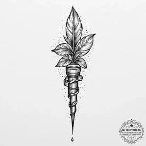 Tattoo sketch lipstick tattoo, tattoo line ar... - эскиз тату (№1757011143_0, 04.09.2025 18:39) — tattoo-photo.ru