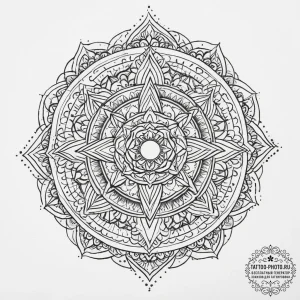 Tattoo sketch cosmic essence, tattoo sketch d... - эскиз тату (№1757019252_0, 04.09.2025 20:54) — tattoo-photo.ru