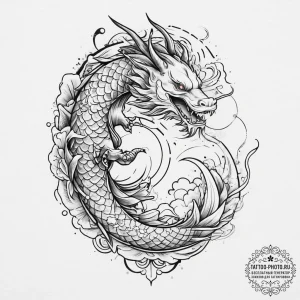 Tattoo sketch hieroglyphic symbol for "destin... - эскиз тату (№1757019645_0, 04.09.2025 21:00) — tattoo-photo.ru