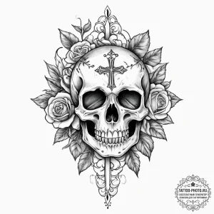 Tattoo sketch holy myth, tattoo sketch design... - эскиз тату (№1757021255_0, 04.09.2025 21:27) — tattoo-photo.ru