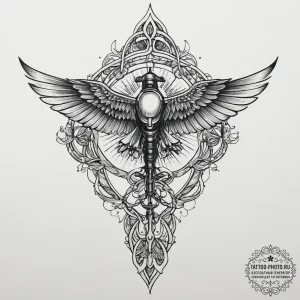 Tattoo sketch pilot flight controls, tattoo s... - эскиз тату (№1757025708_0, 04.09.2025 22:41) — tattoo-photo.ru