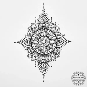 Tattoo sketch spiritual narrative, ink illust... - эскиз тату (№1757025902_0, 04.09.2025 22:45) — tattoo-photo.ru