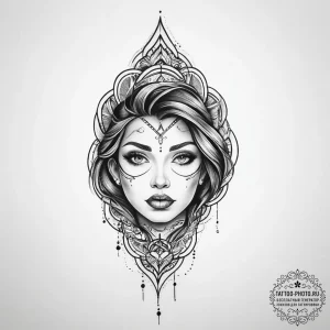 лайнворк (linework), tattoo drawing outline,... - эскиз тату (№1757030924_0, 05.09.2025 00:08) — tattoo-photo.ru