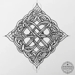Tattoo sketch hands with a knot, tattoo drawi... - эскиз тату (№1757031930_0, 05.09.2025 00:25) — tattoo-photo.ru