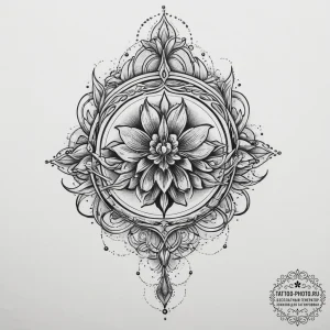 Tattoo sketch loop, artistic tattoo sketch, o... - эскиз тату (№1757033539_0, 05.09.2025 00:52) — tattoo-photo.ru