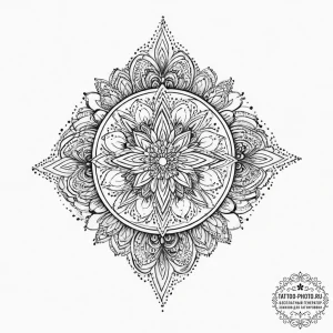 Tattoo sketch a symbolic place, ink illustrat... - эскиз тату (№1757035347_0, 05.09.2025 01:22) — tattoo-photo.ru
