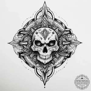 Tattoo sketch cycle, concept art for tattoo,... - эскиз тату (№1757037146_0, 05.09.2025 01:52) — tattoo-photo.ru