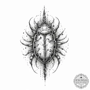 Tattoo sketch mealybug - эскиз тату (№1757037937_0, 05.09.2025 02:05) — tattoo-photo.ru