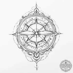 Tattoo sketch cosmic story - эскиз тату (№1757042580_0, 05.09.2025 03:23) — tattoo-photo.ru