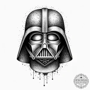 Tattoo sketch darth vader helmet, tattoo line... - эскиз тату (№1757044965_0, 05.09.2025 04:02) — tattoo-photo.ru
