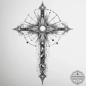 Tattoo sketch cosmic ground, tattoo drawing o... - эскиз тату (№1757046287_0, 05.09.2025 04:24) — tattoo-photo.ru
