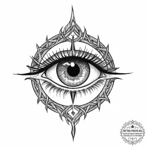 Tattoo sketch the lord of the rings eye of sa... - эскиз тату (№1757047267_0, 05.09.2025 04:41) — tattoo-photo.ru