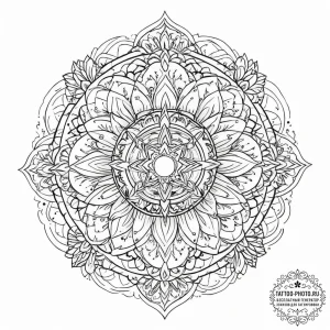 Tattoo sketch cosmos, ink illustration for ta... - эскиз тату (№1757051032_0, 05.09.2025 05:43) — tattoo-photo.ru