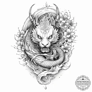 Tattoo sketch hands with a pencil, ink illust... - эскиз тату (№1757052618_0, 05.09.2025 06:10) — tattoo-photo.ru