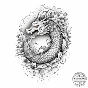 Tattoo sketch cosmic existence, artistic tatt... - эскиз тату (№1757056192_0, 05.09.2025 07:09) — tattoo-photo.ru