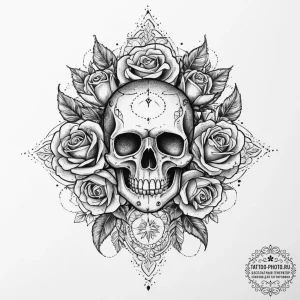 Tattoo sketch gamer joystick and console, tat... - эскиз тату (№1757057586_0, 05.09.2025 07:33) — tattoo-photo.ru