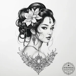 Tattoo sketch jade - эскиз тату (№1757058184_0, 05.09.2025 07:43) — tattoo-photo.ru
