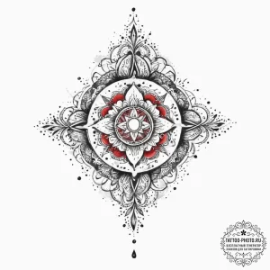 Tattoo sketch spiritual fount, concept art fo... - эскиз тату (№1757064698_0, 05.09.2025 09:31) — tattoo-photo.ru