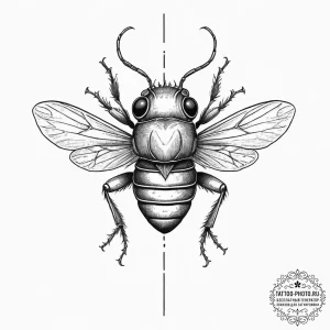 Tattoo sketch ambush bug, tattoo line art, sk... - эскиз тату (№1757077312_0, 05.09.2025 13:01) — tattoo-photo.ru