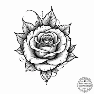 Tattoo sketch hands with a rose, tattoo flash... - эскиз тату (№1757079882_0, 05.09.2025 13:44) — tattoo-photo.ru
