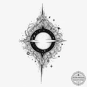 Tattoo sketch cosmic ground, tattoo sketch de... - эскиз тату (№1757080083_0, 05.09.2025 13:48) — tattoo-photo.ru