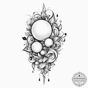 Tattoo sketch pearl tattoo, tattoo sketch des... - эскиз тату (№1757080669_0, 05.09.2025 13:57) — tattoo-photo.ru