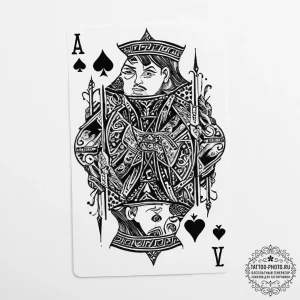 Cards and gambling - эскиз тату (№1757080881_0, 05.09.2025 14:01) — tattoo-photo.ru