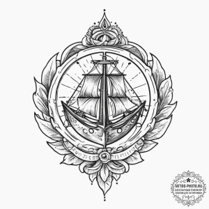 Tattoo sketch a symbolic event, tattoo flash... - эскиз тату (№1757086749_0, 05.09.2025 15:39) — tattoo-photo.ru