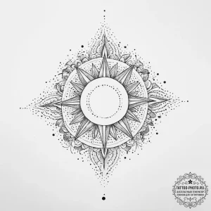 Tattoo sketch cosmic land, artistic tattoo sk... - эскиз тату (№1757086953_0, 05.09.2025 15:42) — tattoo-photo.ru