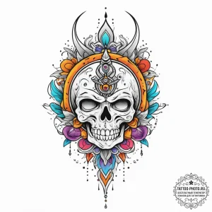 Tattoo sketch spiritual representation, tatto... - эскиз тату (№1757088360_0, 05.09.2025 16:06) — tattoo-photo.ru