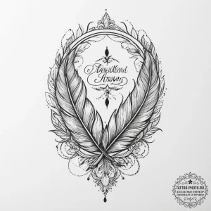 Tattoo sketch writing open book with a feathe... - эскиз тату (№1757092188_0, 05.09.2025 17:09) — tattoo-photo.ru