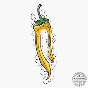 Tattoo sketch yellow, tattoo line art, minima... - эскиз тату (№1757096195_0, 05.09.2025 18:16) — tattoo-photo.ru