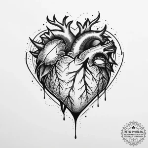 Tattoo sketch heart tattoo, tattoo sketch des... - эскиз тату (№1757102845_0, 05.09.2025 20:07) — tattoo-photo.ru