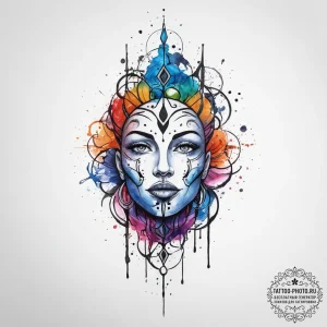 Tattoo sketch immortal, concept art for tatto... - эскиз тату (№1757103039_0, 05.09.2025 20:10) — tattoo-photo.ru