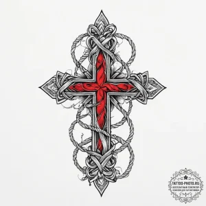 Tattoo sketch hands with a rope, tattoo line... - эскиз тату (№1757104856_0, 05.09.2025 20:40) — tattoo-photo.ru
