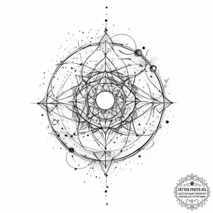 Tattoo sketch constellation, ink illustration... - эскиз тату (№1757105055_0, 05.09.2025 20:44) — tattoo-photo.ru