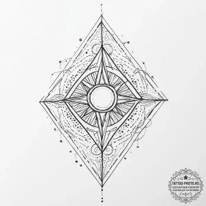 Tattoo sketch cosmic spirit, tattoo drawing o... - эскиз тату (№1757109252_0, 05.09.2025 21:54) — tattoo-photo.ru